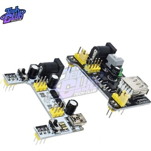 3.3V 5V Breadboard Power Supply Module /MB102 white Breadboard Dedicated Power Module 2-way MB-102 Solderless Bread Board