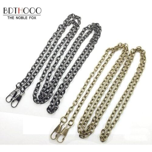 2021 O Type 120cm Metal Accessories Purses Chain Bag Buckles Women Shoulder strap purse chain replace Crossbody chains Bag Parts