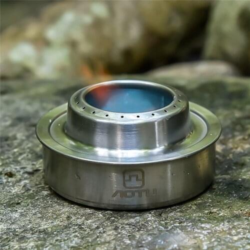 Mini Aluminum Alloy Alcoho Stove Outdoor Camping Stove Portable Hiking Backpacking Cookware Cooking Picnic Stove