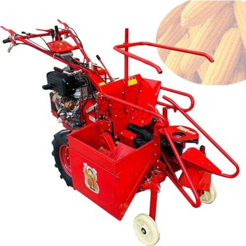 Tractor Mounted Corn Harvester Walking Combine Harvester Walking Machine Behind Tractor