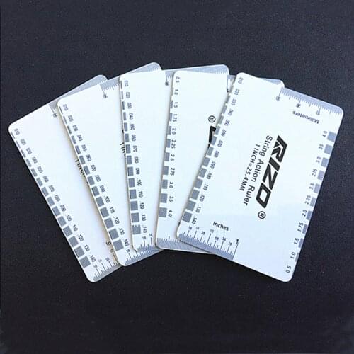 2021 1Pc New Guitar String Action Gauge Ruler Baroque Guitar Bass String Pitch Luthier Tool for String Instruments Accessories