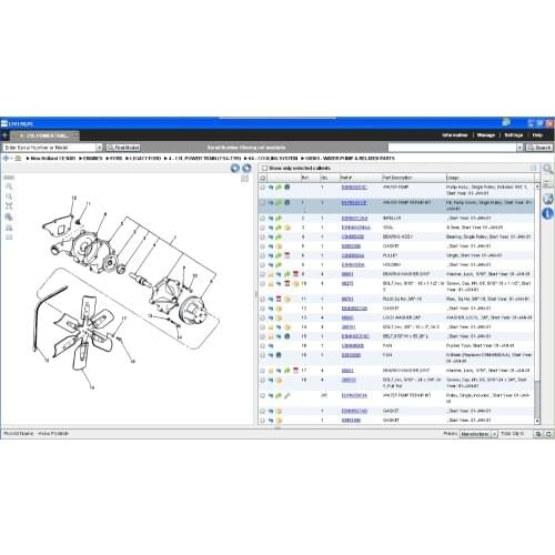 New Holland Construction North America NGPC [11.2018] Next Generation Parts Catalog