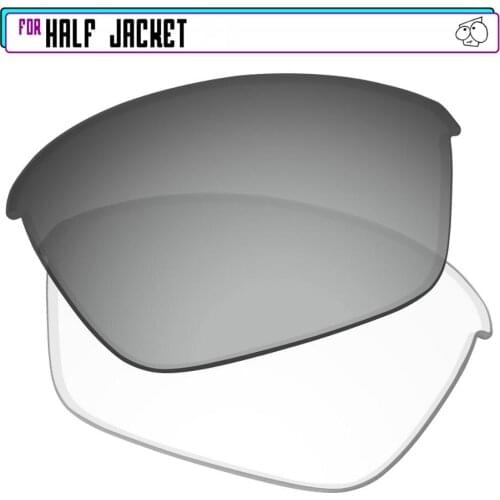 EZReplace Polarized Replacement Lenses for - Oakley Half Jacket Sunglasses - Eclipse Photochromic