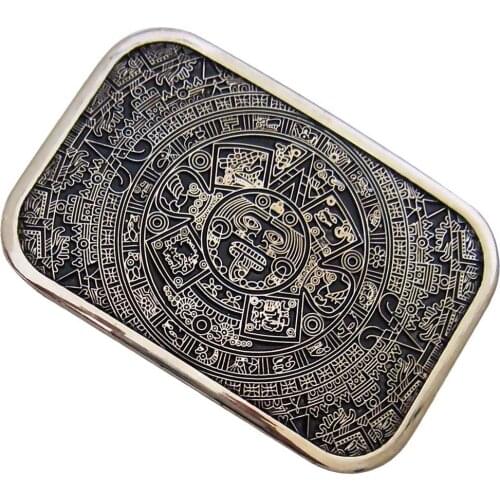 Zinc Alloy Belt Buckle Retro Western Cowboy Fashion Metal Buckle for Mens Lady