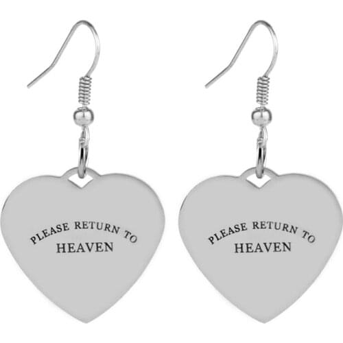 She Devil IGIRL Drop Earrings Elegant Stainless Steel Internet Girl Dangle Earring for Women Trendy Fashion Accessories