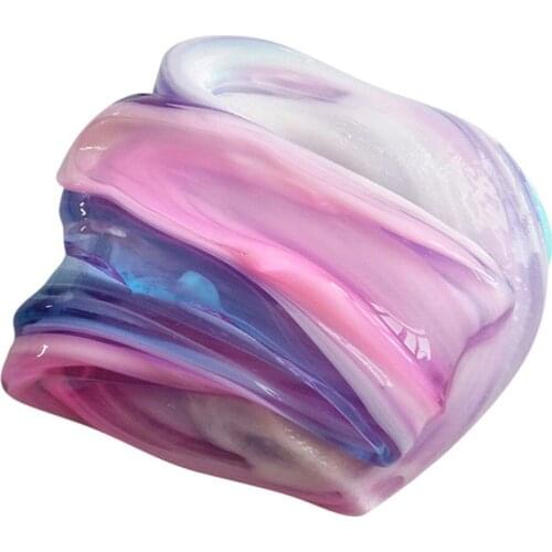 Multicolor Mixed Cloud Crystal Mud Toy 60ml Abreaction Toys Relax And Squeeze The Colored Crystal Mud Decompression Toy For Kids