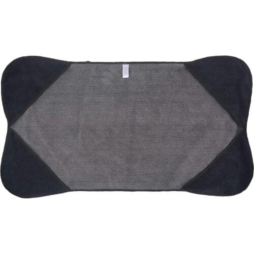 SUNLAND Soft Microfiber Dog Drying Towel With Hand Pockets Super Absorbent Pet Bath Towel Cleaning Towel For Dogs Cats 1 Pack