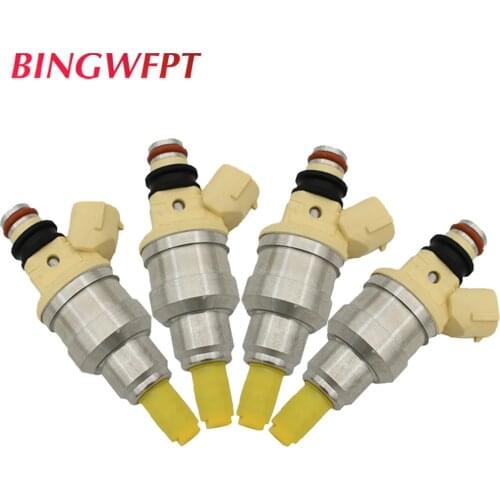 4PCS INP-470 Fuel Injector Nozzle For Suzuki 92-98 Sidekick X-90 96-98 1.6L INP 470 INP470 195500-2400 15710-57B00 96068643