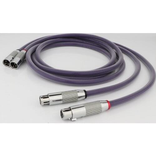 High Quality Pair Tara Lab SA-OF8N PRISM XLR audio interconnect cable With Silver Plated 3pins XLR Balanced Connector