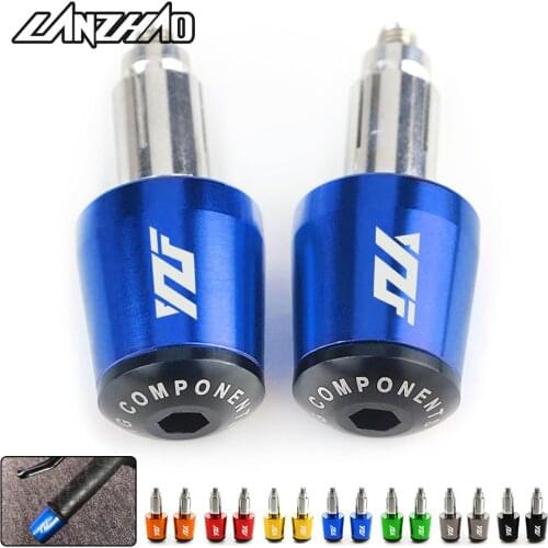 YZF Motorcycle Handlebar Bar End Plugs Balance Pads CNC Aluminum Accessories for Yamaha YZF R125 R3 R6 2010 - 2017 2018 2019