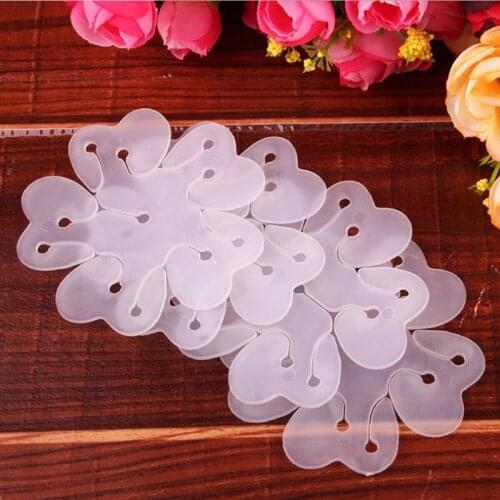 10Pcs Flower Balloons Decoration Accessories Plum Clip Practical Birthday wedding party Plastic Clip