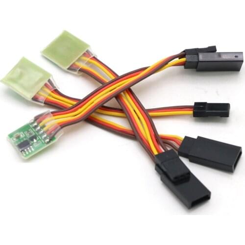 10pcs/lot Universal 5~6V Servo Signal Reverser For Rc Servo For JR Futaba Aeroplane V-Tail