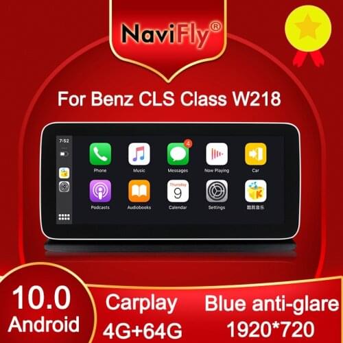 1920*720 Anti-glare Wireless carplay car gps navigation for Benz CLS Class W218 CLS260 CLS320 CLS350 CLS400 CLS500 2011-2017
