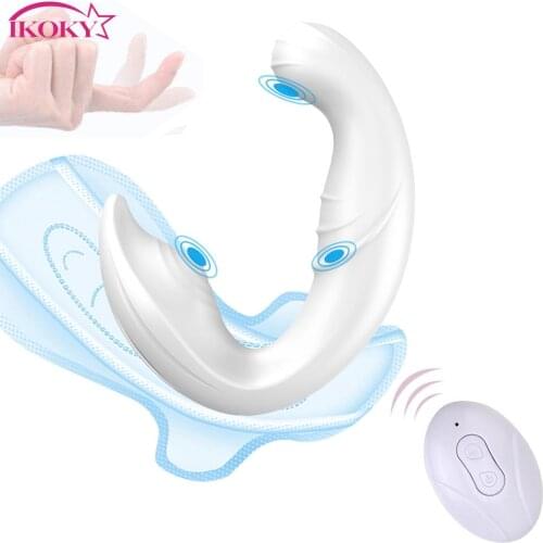 Men Anal Plug Clitoris Stimulator Wireless Panties Vibrators Vaginal Massager Automatic Hooking 3 Modes Sex Toys For Women