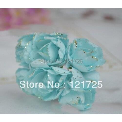 Free shipping paper flowers with pink roses handmade Candy box packaging artificial flower
