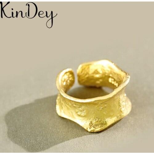 Bohemian Charm Boho Irregular Chains Rings For Women Lover Wedding Bridal Valentines Gifts Men Open Retro Antique Rings 2021