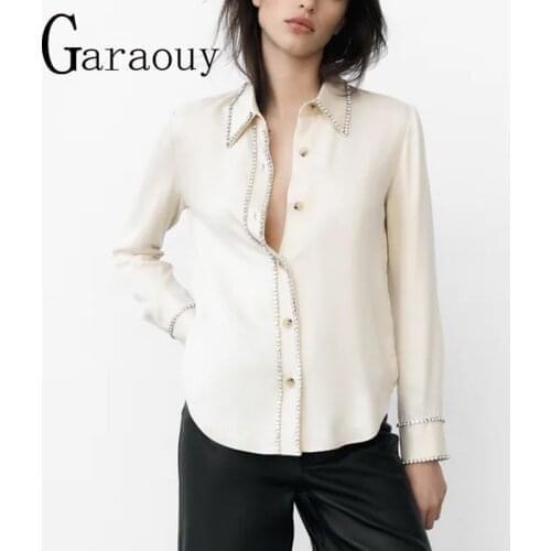 Офисные блузки Garaouy China At AliExpress