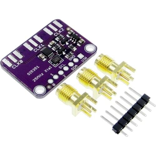 CJMCU 5351 Si5351A Si5351 Clock Signal Generator Breakout Board For IDE I2C Controller SMA Connector 3.3V LDO Regulator