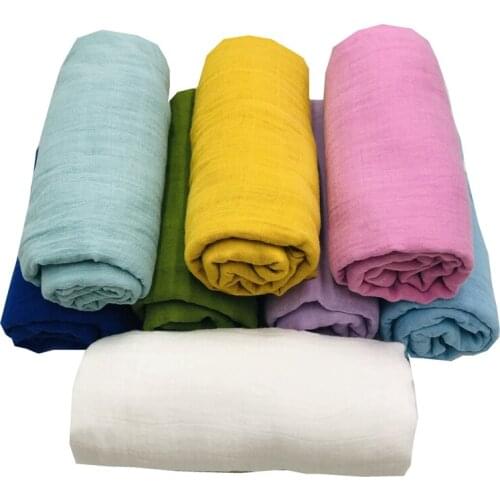 Lashghg 100% Muslin Cotton Swaddle Blankets Newborn Photography Accessories Baby Wrap Bedding Bath Towel Wholesale & Dropship