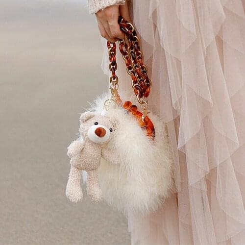 MENURRA Women's Fur Bags