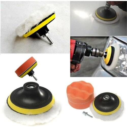 5pcs Set Polishing Pad For Car Polisher 2 Inch 50mm Polishing Circle Buffing Pad Tool Kit For Car Polisher Wax Pulidora Auto