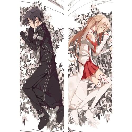 Anime SAO Sword Art Online Alicization Alice Zuberg Asuna Kirito Leafa ALO VR Online Game waifu dakimakura body pillow cover