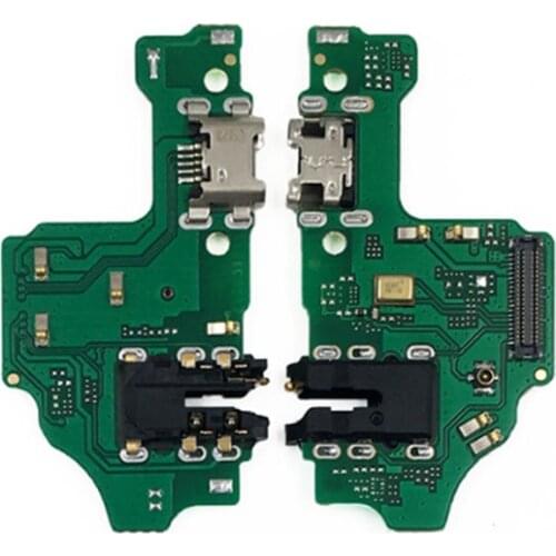 New For Huawei Honor 8X USB Charger Charging Dock Connector PCB Board Ribbon Plug Flex cable + Headphone Jack Audio Repair Part