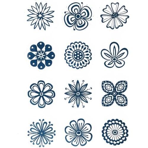 New Arrival Flowers Clear Stamps Silicone for DIY Scrapbooking Card Making Photo Album Crafts Template Stamps Decoration