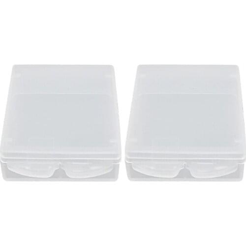 2 Pcs Plastic Protective Storage Battery for gopro- Hero 9 8 7 6 5 4 Session Eken Camera Accessorie