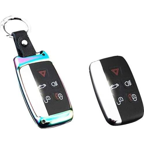Replace Key Shell Zinc Alloy Car Key Cover Case Shell Keycase fit for LAND Range ROVER LR4 Smart Remote Key 5 BTN