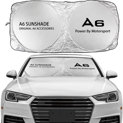Car Windshield Sun Shade Cover For Audi A6 C6 4F C5 C7 C8 TFSI e 55 4.0 Tdi Avant Accessories Anti UV Reflector Visor Protector