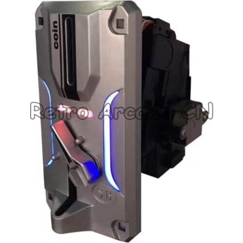 LED front panel Electronic Coin Acceptor CPU Comparison Coin Selector Mechanism Arcade game machine accessory