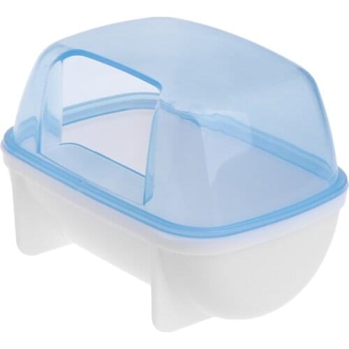 Hamster Bathroom Sauna Room Pet Small Animals Rabbit Chinchilla Toilets Cleaning L4MF