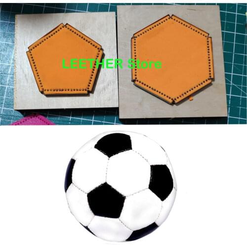 Japan Steel Blade 2pcs/set Wooden Die Football Leather Craft Punch Hand Tool Cut Knife Mould Sewing Accessories