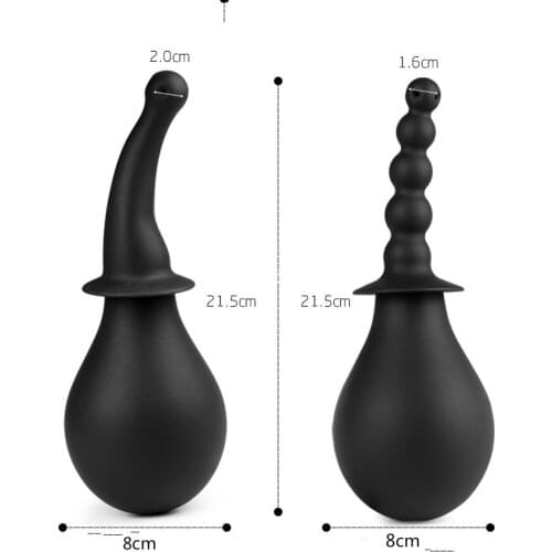 1pcs Anal Irrigation Anal Cleaner Douche Materials Enema Bulb Unisex Vaginal Clean Rectal Syringe Vagina Irrigator Anal Toys