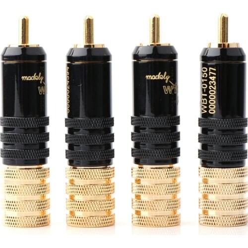 4pieces WBT-0150 RCA jack adapter hifi rca connector audio plug