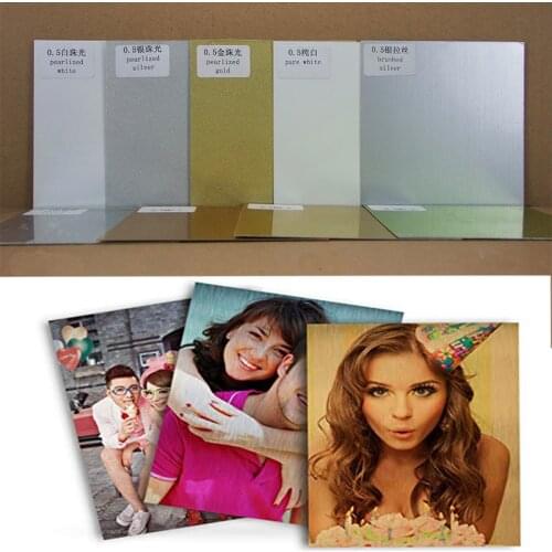 A5 Blank Sublimation Aluminium Metal Sheet Printing Sublimation Ink Transfer DIY Craft/10sheets 0.5mm