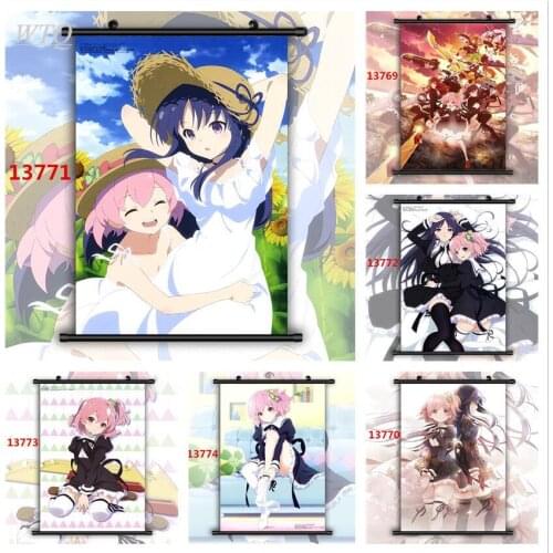 Anime Posters Assault Lily Bouquet Hitotsuyanagi Riri Shirai Yuyu Canvas Painting Wall Decor Wall Art Picture Room Home Decor