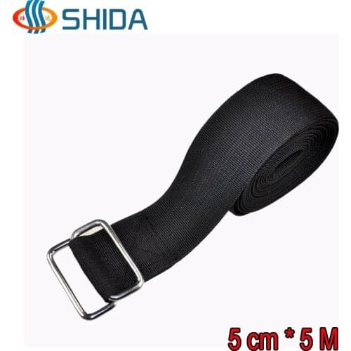 Free shipping 2pcs 5cm*5meters Strong Polypropylene Metal Buckle ratchet Tie Down Quick Lock Strap Luggage Cargo lashing Belt