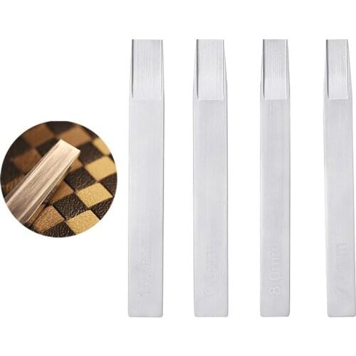 7 8 9 10mm Woven style Leather Craft Tools Weaving Slot Punch Tool Belt Woven Pattern Tool Leather Cutter Tools