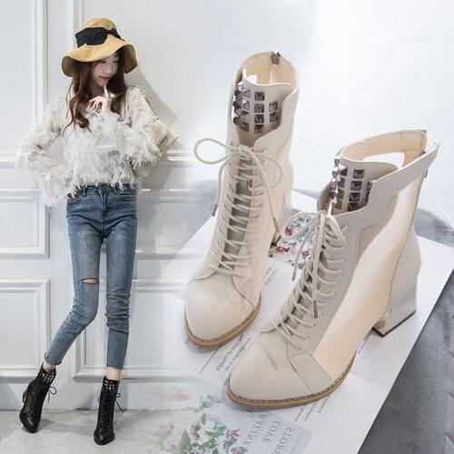 Summer womens shoes 2020 new fashion mesh lace-up high-heeled sandals womens Baotou sexy womens single shoes Z726