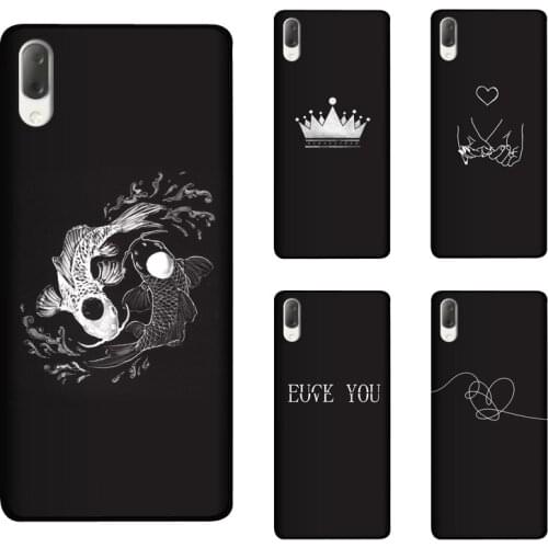 Soft Silicone TPU For Sony Xperia L3 Case Cover Painting Matte Cases For Sony Xperia L1 G3311 G3312 G3313 L2 Dual H4311 Funda