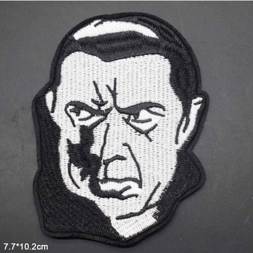 Bat Vampire Dracula Iron On Embroidered Clothes Patches For Clothing Stickers Garment Apparel Accessories