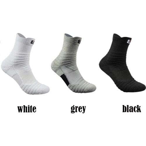 3 Pairs Professional Men Soft Breathable Sports Towel Long Socks Football Runing Fit Socks Women Stretchable Winter Warm