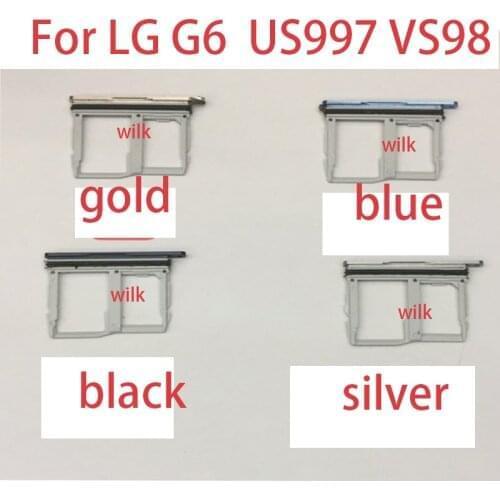 NEW Original Sim Card Holder Slot Micro SD Tray For LG G6 Replacement Adapters US997 VS988
