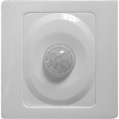 White Motion Sensor Light Switch Three-line Corridor Light Switch LED Delay Automatic Induction for Fluorescent Lamp, LED Light