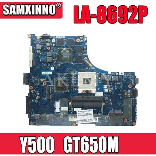 QIQY6 LA-8692P Laptop motherboard For Lenovo IdeaPad Y500 original mainboard GT650M