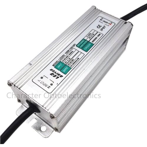 5pcs 100W Floodlight LED Driver IP67 waterproof floodlight lighting transformer AC 90V-265V output DC30-36V 3000mA