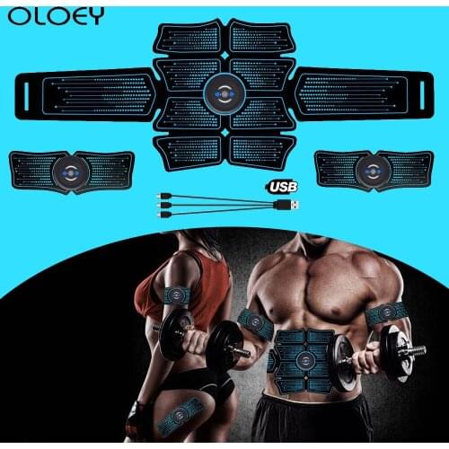 Abdominal Muscle Trainer Electric Press Stimulator Slimming Fitness Exercise Machine Home Fitness Gym Equipment Training Muscle