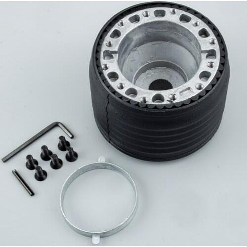 1 Set Black Steering Wheel Hub Adapter Quick Release Boss Kit Fit for Land Rover Defender 36 Spline